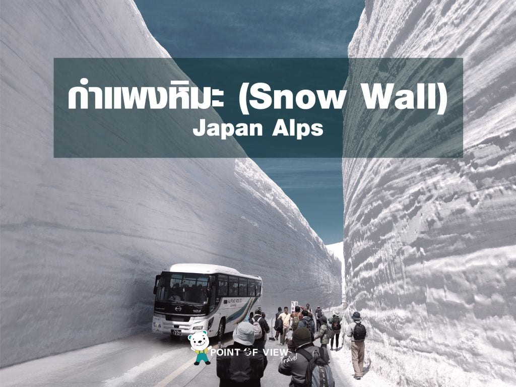  เที่ยวญี่ปุ่น กำแพงหิมะ Japan Alps pointofviewtravel 
