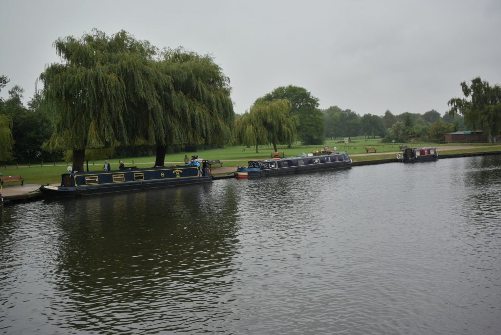canal boat avon river Stratford-upon-Avon